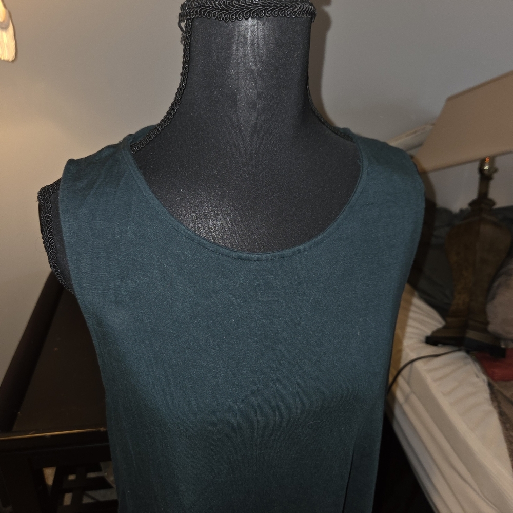 Sleeveless Teal Dress